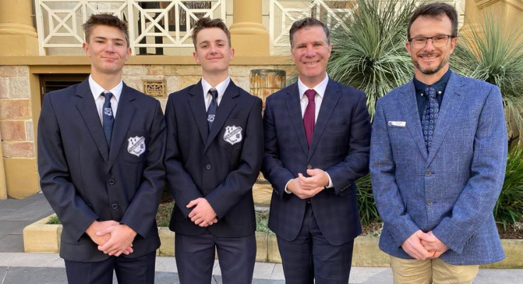 2025 school captains at nsw parliament